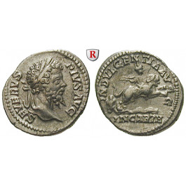 Römische Kaiserzeit, Septimius Severus, Denar, ss-vz