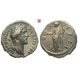 Römische Kaiserzeit, Antoninus Pius, Denar 147, ss+