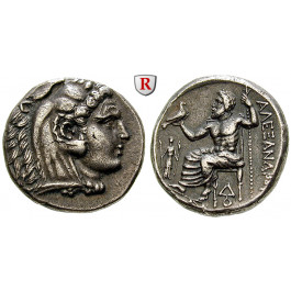 Makedonien, Königreich, Alexander III. der Grosse, Tetradrachme 328-323 v.Chr., ss-vz