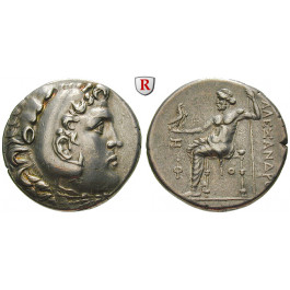 Makedonien, Königreich, Alexander III. der Grosse, Tetradrachme 212-211 v.Chr., ss-vz