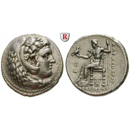 Makedonien, Königreich, Alexander III. der Grosse, Tetradrachme 325-323 v.Chr., ss-vz