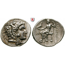 Makedonien, Königreich, Alexander III. der Grosse, Tetradrachme 330-320 v.Chr., ss-vz/vz