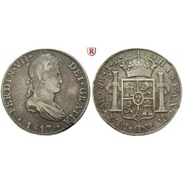 Peru, Ferdinand VII., 8 Reales 1817, ss/ss-vz