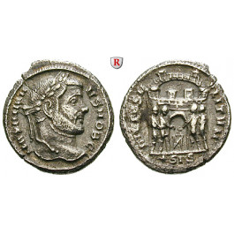 Römische Kaiserzeit, Maximianus Herculius, Argenteus ca. 295, ss+