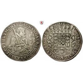Sachsen, Albertinische Linie, Johann Georg I., Reichstaler 1638, ss