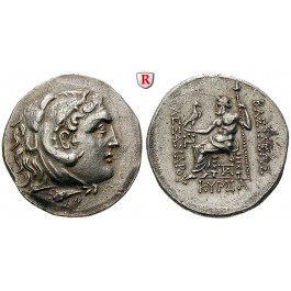 Makedonien, Königreich, Alexander III. der Grosse, Tetradrachme 280-200 v.Chr., ss-vz