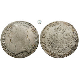 Frankreich, Louis XV., Ecu au bandeau 1765, ss