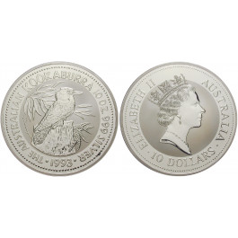 Australien, Elizabeth II., 10 Dollars 1993, 310,76 g fein, st