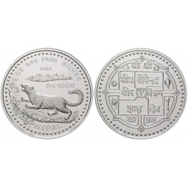 Nepal, 1000 Rupien 1988, 155,36 g fein, PP