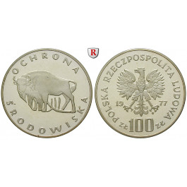 Polen, Volksrepublik, 100 Zlotych 1977, PP