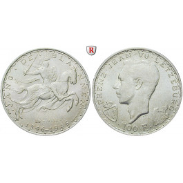 Luxemburg, Charlotte, 100 Francs 1946, vz-st