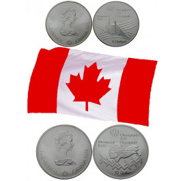 Kanada, Elizabeth II., Satz 1973-1976, 944,06 g fein, st