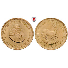 Südafrika, Republik, Rand 1961-1983, 3,66 g fein, vz-st