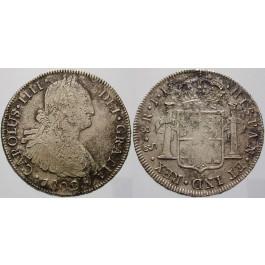 Chile, Carlos IV., 8 Reales 1802, s