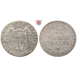 Sachsen, Albertinische Linie, Friedrich Christian, 1/12 Taler 1763, ss