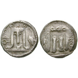 Italien-Bruttium, Kroton, 1/3 Stater 550-480 v.Chr., ss