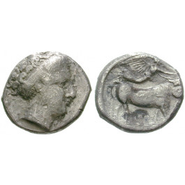 Italien-Kampanien, Neapolis, Didrachme 325-241 v.Chr., f.ss
