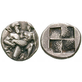 Thrakische Inseln, Thasos, Drachme 463-411 v.Chr., ss-vz