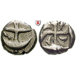 Thrakien-Donaugebiet, Apollonia Pontika, Drachme um 410-350 v.Chr., ss+