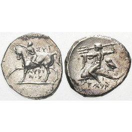 Italien-Kalabrien, Taras (Tarent), Didrachme 272-240 v.Chr., f.st