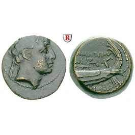 Syrien, Königreich der Seleukiden, Demetrios II., 1. Regierung, Bronze 145-144 v.Chr., ss