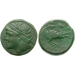 Sizilien, Syrakus, Hieron II., Bronze, ss+/ss