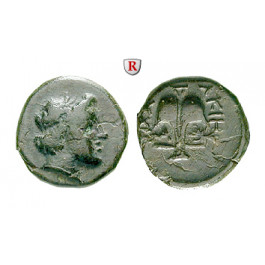 Thrakien-Donaugebiet, Apollonia Pontika, Drachme um 350-300 v.Chr., ss
