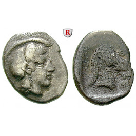Thessalien, Pharsalos, Triobol um 475-457 v.Chr., s-ss/s