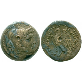 Ägypten, Königreich der Ptolemäer, Ptolemaios II., Bronze 266-256 v.Chr., ss+