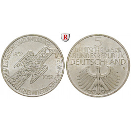 Bundesrepublik Deutschland, 5 DM 1952, Germanisches Museum, D, st, J. 388