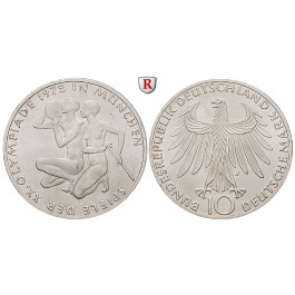 Bundesrepublik Deutschland, 10 DM 1972, Sportler, D, vz-st, J. 403