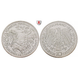 Bundesrepublik Deutschland, 10 DM 1987, 30 Jahre EG, G, PP, J. 442
