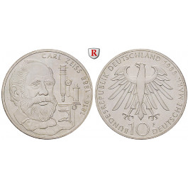 Bundesrepublik Deutschland, 10 DM 1988, Zeiss, F, PP, J. 444
