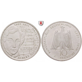 Bundesrepublik Deutschland, 10 DM 2001, Albert Lortzing, J, bfr., J. 478