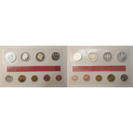 Bundesrepublik Deutschland, Kursmünzensatz 1972, nicht originalverpackt, G, PP