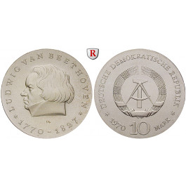 DDR, 10 Mark 1970, van Beethoven, st, J. 1528