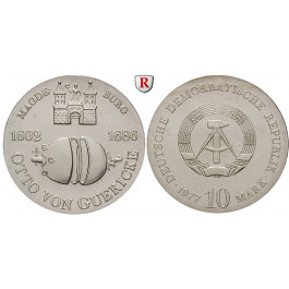 DDR, 10 Mark 1977, von Guericke, vz-st, J. 1565