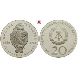 DDR, 20 Mark 1990, Schlüter, PP, J. 1634