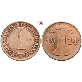 Weimarer Republik, 1 Reichspfennig 1930, E, ss, J. 313