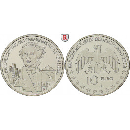 Bundesrepublik Deutschland, 10 Euro 2003, Justus von Liebig, J, bfr., J. 498