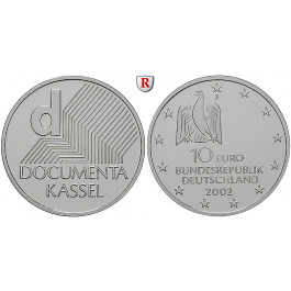 Bundesrepublik Deutschland, 10 Euro 2002, Documenta., J, bfr., J. 492