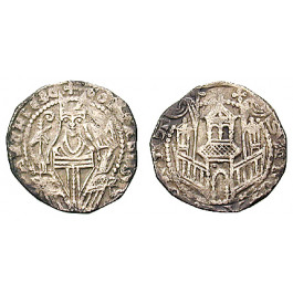 Köln, Bistum, Konrad von Hochstaden, Denar 1244-1261, ss