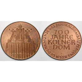 Köln, Stadt, Tombakmedaille 1948, f.st