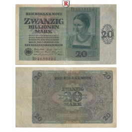 Inflation 1919-1924, 20 Bill Mark 05.02.1924, III, Rb. 135