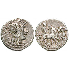 Römische Republik, M. Vargunteius, Denar, ss