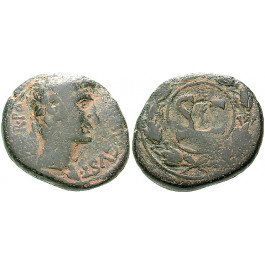 Römische Provinzialprägungen, Seleukis und Pieria, Antiocheia am Orontes, Augustus, Bronze Jahr 27 = 5-4 v.Chr., f.ss