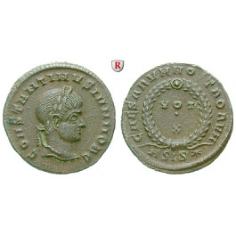 Römische Kaiserzeit, Constantinus II., Caesar, Follis 320-321, ss-vz