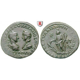 Römische Provinzialprägungen, Thrakien-Donaugebiet, Markianopolis, Tranquillina, Frau Gordianus III., Bronze, ss