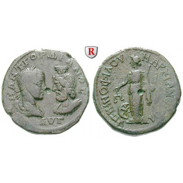 Römische Provinzialprägungen, Thrakien-Donaugebiet, Markianopolis, Gordianus III., Bronze, f.ss