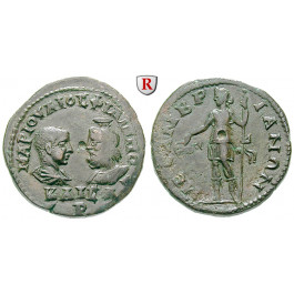 Römische Provinzialprägungen, Thrakien, Mesembria, Philippus II., Bronze, ss